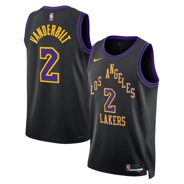 Los Angeles Lakers Trikot Jarred Vanderbilt Nike 2025-26 City Edition Schwarz Swingman - Herren Los Angeles Lakers Trikot Jarred Vanderbilt Nike 2025-26 City Edition Schwarz Swingman - Herren